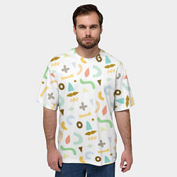 Футболка оверсайз мужская Little style, цвет: 3D-принт — фото 2