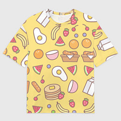 Мужская футболка оверсайз Вкусняшка