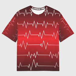 Футболка оверсайз мужская Pulse, цвет: 3D-принт
