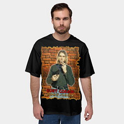 Футболка оверсайз мужская Kurt Cobain 1967 - 1994, цвет: 3D-принт — фото 2