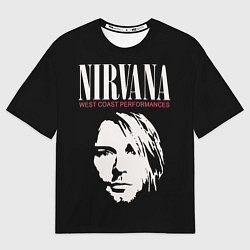 Мужская футболка оверсайз Nirvana - Kurt Cobain