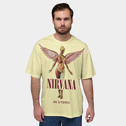 Футболка оверсайз мужская Nirvana - In utero, цвет: 3D-принт — фото 2