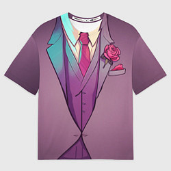 Футболка оверсайз мужская Босс Мафии - Мафиозник, цвет: 3D-принт