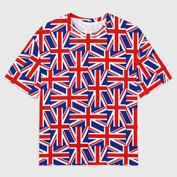 Мужская футболка оверсайз Флаги Великобритании