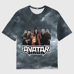Футболка оверсайз мужская Avatar dark sky, цвет: 3D-принт