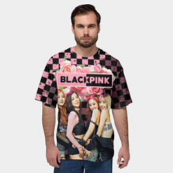 Футболка оверсайз мужская Blackpink - girls, цвет: 3D-принт — фото 2