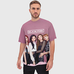 Футболка оверсайз мужская Blackpink girls, цвет: 3D-принт — фото 2