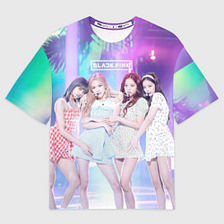 Футболка оверсайз мужская Blackpink girl style, цвет: 3D-принт