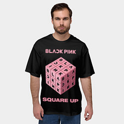 Футболка оверсайз мужская Blackpink Square up, цвет: 3D-принт — фото 2