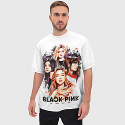 Футболка оверсайз мужская Blackpink 2018, цвет: 3D-принт — фото 2