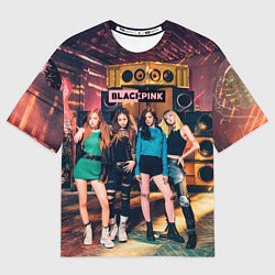 Футболка оверсайз мужская Blackpink girls poster, цвет: 3D-принт