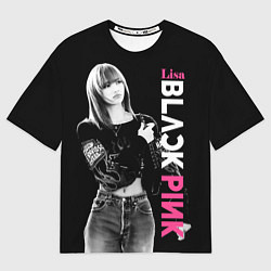Футболка оверсайз мужская Blackpink Beautiful Lisa, цвет: 3D-принт