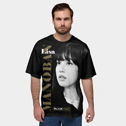 Футболка оверсайз мужская Beautiful Lisa, цвет: 3D-принт — фото 2