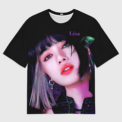 Футболка оверсайз мужская Blackpink Lisa brunette, цвет: 3D-принт