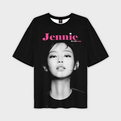 Футболка оверсайз мужская Blackpink Jennie Portrait, цвет: 3D-принт