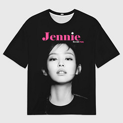 Футболка оверсайз мужская Blackpink Jennie Portrait, цвет: 3D-принт