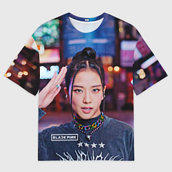 Футболка оверсайз мужская Jisoo blackpink, цвет: 3D-принт