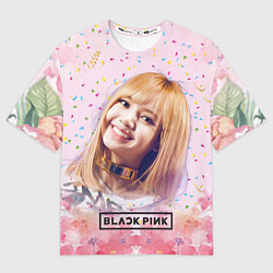 Футболка оверсайз мужская Lisa kpop, цвет: 3D-принт