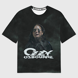 Футболка оверсайз мужская Ozzy Osbourne dark rain, цвет: 3D-принт