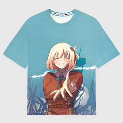 Футболка оверсайз мужская Sweet Chisato Nishikigi - Lycoris Recoil, цвет: 3D-принт