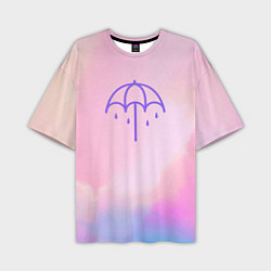 Футболка оверсайз мужская Bring Me The Horizon Umbrella, цвет: 3D-принт