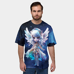 Футболка оверсайз мужская Симпатичная фея, цвет: 3D-принт — фото 2