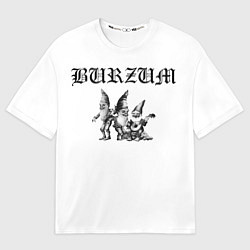 Футболка оверсайз мужская Burzum Gnoms Edition, цвет: 3D-принт
