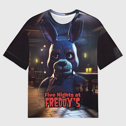 Футболка оверсайз мужская Five Nights at Freddys Bonnie, цвет: 3D-принт