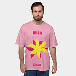 Футболка оверсайз мужская Ибица - Испания, цвет: 3D-принт — фото 2