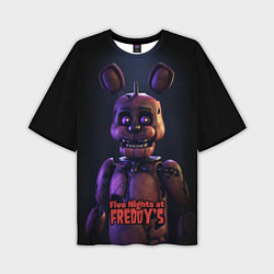 Футболка оверсайз мужская Five Nights at Freddys Bonnie, цвет: 3D-принт