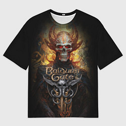 Футболка оверсайз мужская Baldurs Gate 3 diablo, цвет: 3D-принт