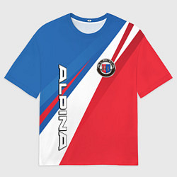 Мужская футболка оверсайз Alpine BMW - colors