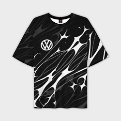 Мужская футболка оверсайз Volkswagen - острые линии
