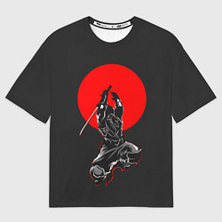 Футболка оверсайз мужская Атакующий ниндзя, цвет: 3D-принт