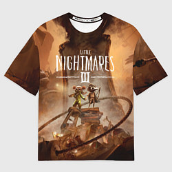Мужская футболка оверсайз Герои Little nightmares 3