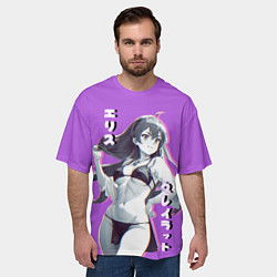 Футболка оверсайз мужская Эрис Грейрат в бикини, цвет: 3D-принт — фото 2