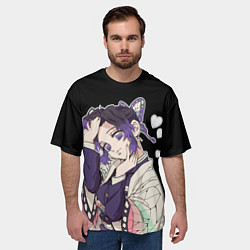 Футболка оверсайз мужская Милая Шинобу Кочо, цвет: 3D-принт — фото 2