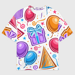 Мужская футболка оверсайз Вечеринка