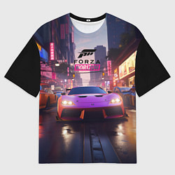 Футболка оверсайз мужская Forza Horizon street racing, цвет: 3D-принт