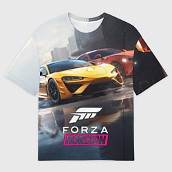 Футболка оверсайз мужская Forza Horizon, цвет: 3D-принт