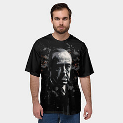 Футболка оверсайз мужская Дон Вито Корлеоне крестный отец, цвет: 3D-принт — фото 2