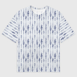 Футболка оверсайз мужская Shibori Tie-Dye, цвет: 3D-принт