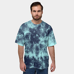 Футболка оверсайз мужская Tie-Dye дизайн, цвет: 3D-принт — фото 2