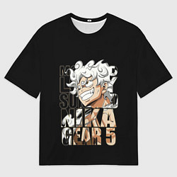 Футболка оверсайз мужская Luffy Gear 5 Луффи, цвет: 3D-принт