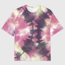 Мужская футболка оверсайз Tie-Dye дизайн