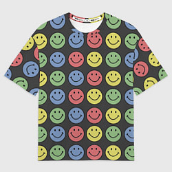 Мужская футболка оверсайз Smiley