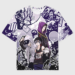 Футболка оверсайз мужская Троица - Темный дворецкий, цвет: 3D-принт