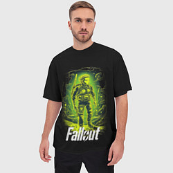 Футболка оверсайз мужская Fallout game poster style, цвет: 3D-принт — фото 2