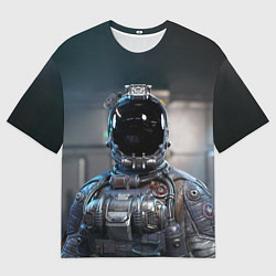 Футболка оверсайз мужская Starfield astronaut, цвет: 3D-принт