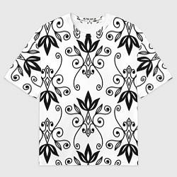 Футболка оверсайз мужская Royal Lily - pattern, цвет: 3D-принт